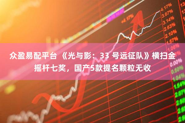 众盈易配平台 《光与影：33 号远征队》横扫金摇杆七奖，国产5款提名颗粒无收